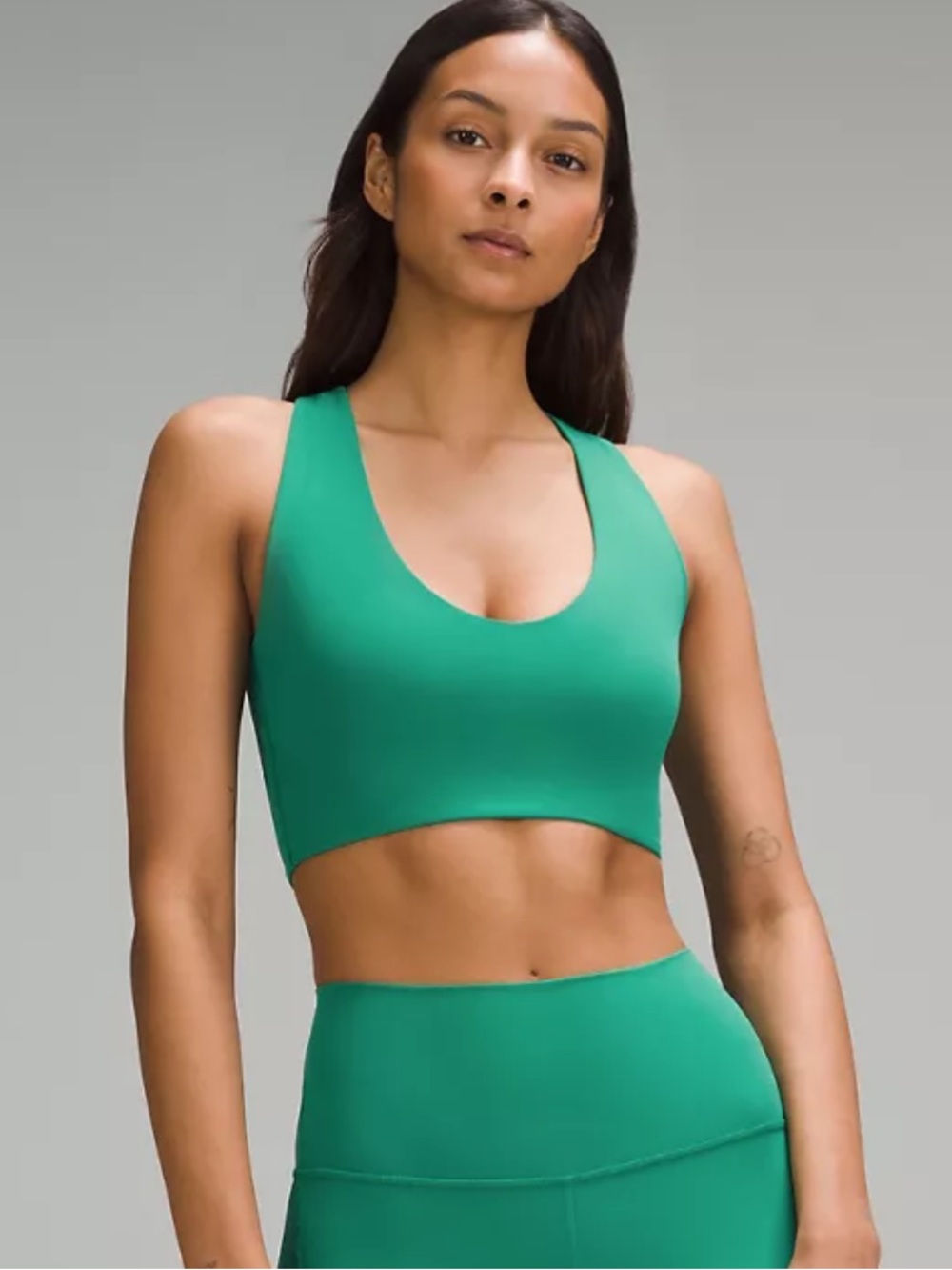 Lululemon cascadia green two piece set